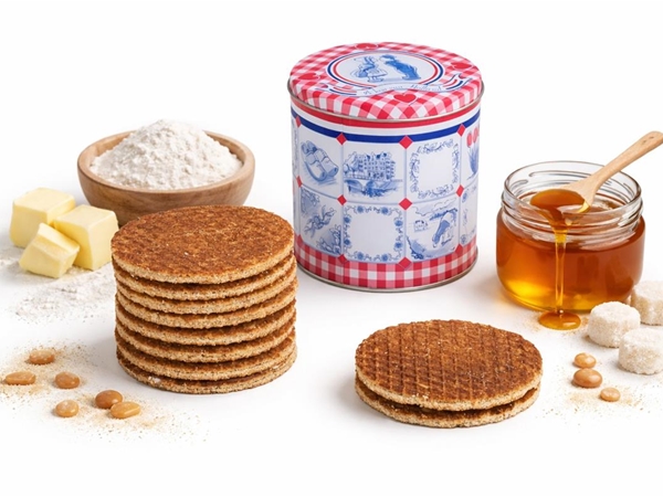 Siroopwafels van Vliet met blik