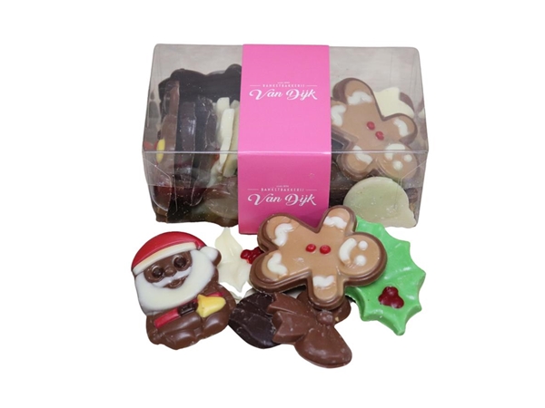 Box kerst chocolade groot