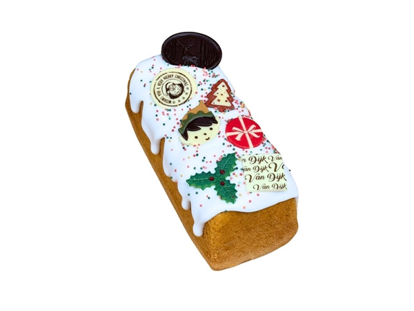 Kerst cake met fondant