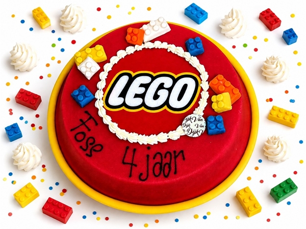 Thema taart Lego