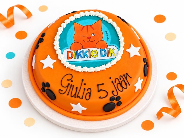 Thema taart Dikkie Dik